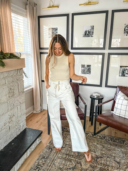 GRAPENT Wide Leg Jeans for Women Stretch High Wasited Elastic Waist Bell Bottom Baggy Y2K Pants