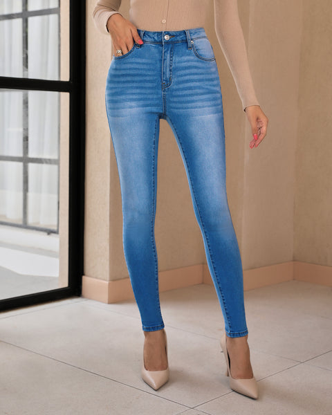 GRAPENT Skinny Jeans for Women High Waist Stretchy Classic High Rise Slimming Jeggings Denim Trousers Pants