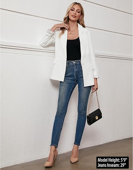 GRAPENT Skinny Jeans for Women High Waist Stretchy Classic High Rise Slimming Jeggings Denim Trousers Pants