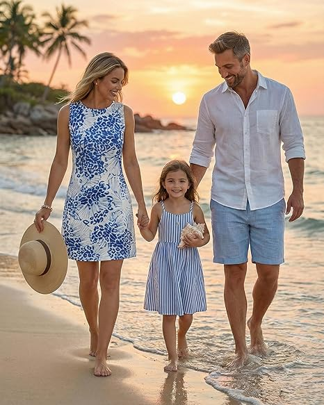 GRAPENT Satin Dress for Women Summer Casual Sleeveless Tank Zip Printed 2026 Cocktail Short Mini Dresses with Pockets