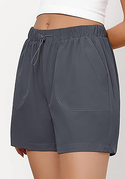 GRAPENT Athletic Shorts for Women High Waisted Casual Exercise Hiking Quick Dry Sports Gym Running Shorts with Pockets