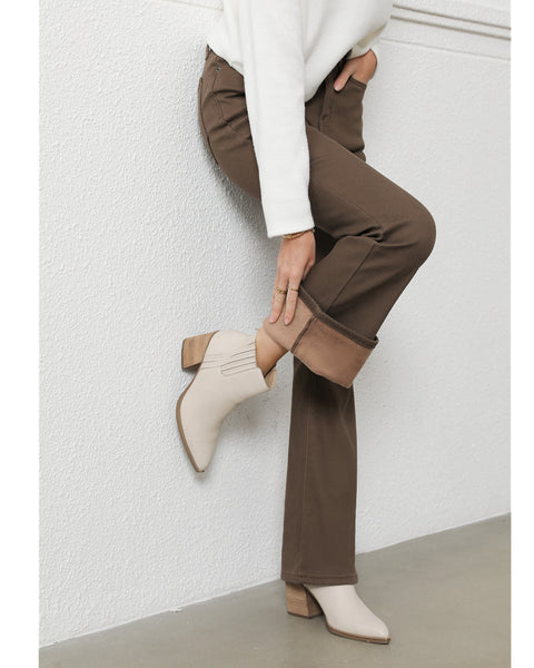 GRAPENT Bootcut Jeans for Women High Waist Stretchy Fleece Lined Pants Flare Jeans Denim Thermal Pants Winter Clothes