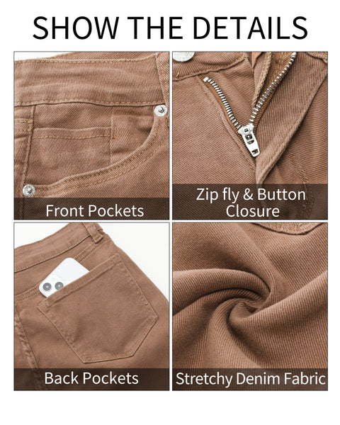 GRAPENT Skinny Jeans for Women High Waist Stretchy Classic High Rise Slimming Jeggings Denim Trousers Pants