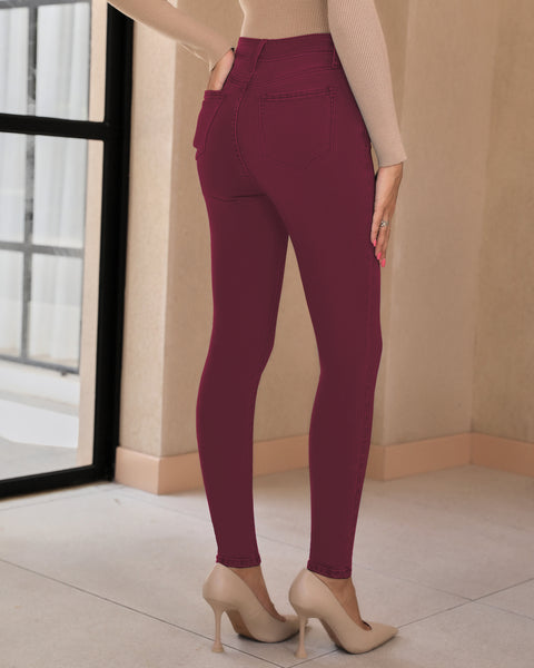 GRAPENT Skinny Jeans for Women High Waist Stretchy Classic High Rise Slimming Jeggings Denim Trousers Pants