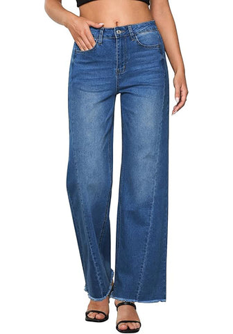 GRAPENT Women's Capri High Waisted Skinny Denim Jean Pocket Stretch