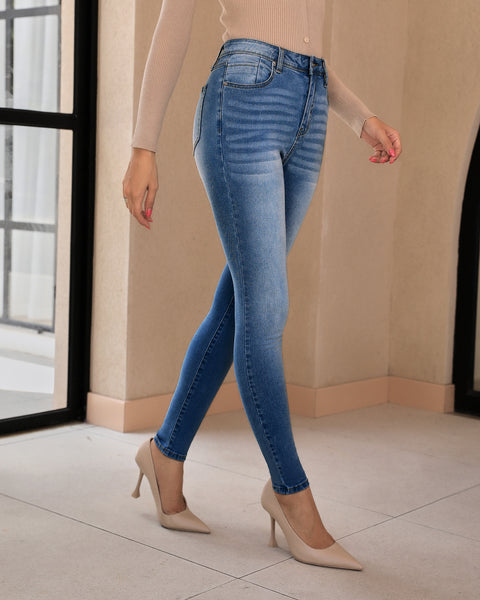 GRAPENT Skinny Jeans for Women High Waist Stretchy Classic High Rise Slimming Jeggings Denim Trousers Pants