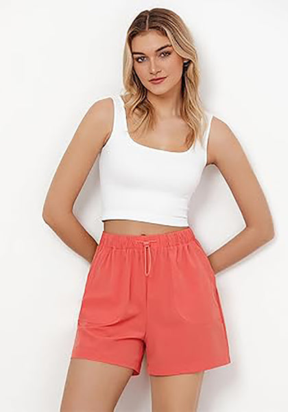 GRAPENT Athletic Shorts for Women High Waisted Casual Exercise Hiking Quick Dry Sports Gym Running Shorts with Pockets