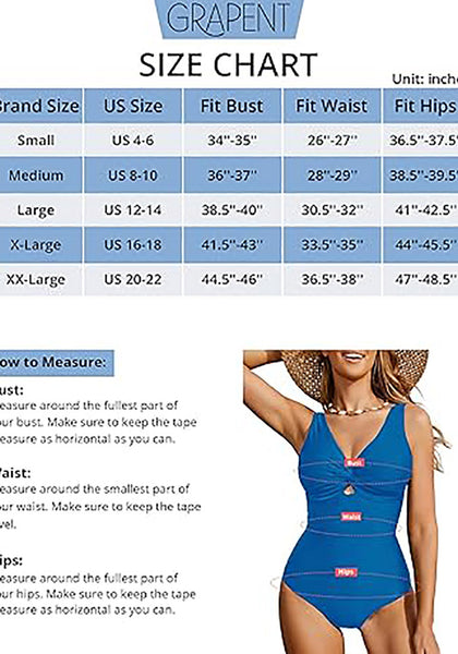 GRAPENT StrapCore One Piece Swimsuit Women Padded Twist Knot Cut Out Adjustable Straps Bathing Suits Beach Modest Swimming Suits