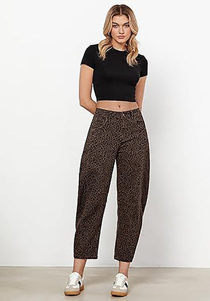 GRAPENT Barrel Jeans for Women Trendy High Waisted Wide Leg Baggy Cropped Relax Fit Stretch Denim Trouser Ankle Pants