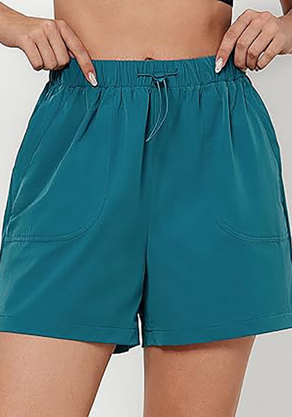 GRAPENT Athletic Shorts for Women High Waisted Casual Exercise Hiking Quick Dry Sports Gym Running Shorts with Pockets