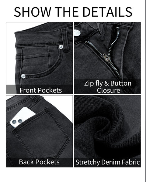 GRAPENT Skinny Jeans for Women High Waist Stretchy Classic High Rise Slimming Jeggings Denim Trousers Pants