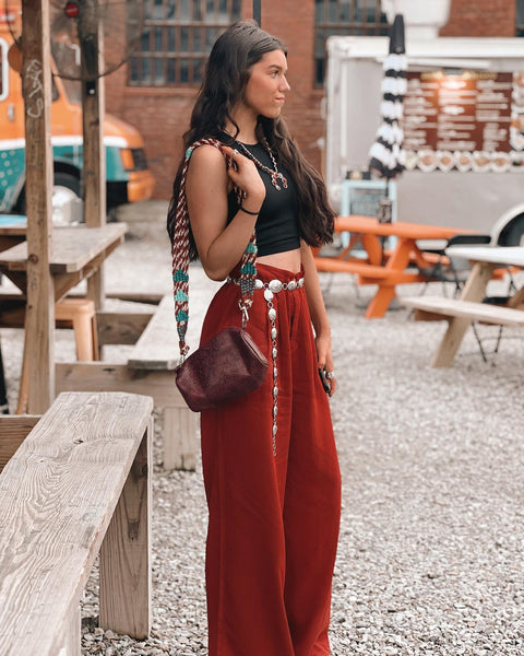 GRAPENT Wide Leg Pants for Women High Waisted Jeans Palazzo Pants Lightweight Summer Beach Flowy Trousers Y2K