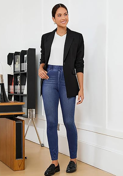 GRAPENT Skinny Jeans for Women Trendy High Waisted Pull On Elastic Waist Soft Stretchy Denim Pants Sweatpant Jeggings