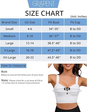GRAPENT Bikini Tops for Women Cropped Tankini Tops Beach V Bar Padded Ruched Adjustable Strap Swimsuit Swim Top Only