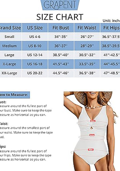 GRAPENT StrapCore One Piece Swimsuit Women Padded Twist Knot Cut Out Adjustable Straps Bathing Suits Beach Modest Swimming Suits