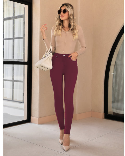 GRAPENT Skinny Jeans for Women High Waist Stretchy Classic High Rise Slimming Jeggings Denim Trousers Pants