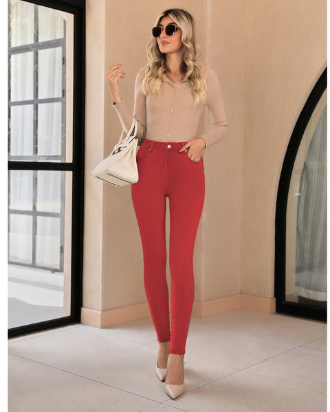 GRAPENT Skinny Jeans for Women High Waist Stretchy Classic High Rise Slimming Jeggings Denim Trousers Pants