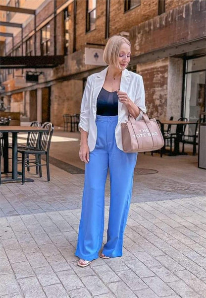 GRAPENT Wide Leg Pants for Women Work Business Casual High Waisted Dress Pants Flowy Trousers Office