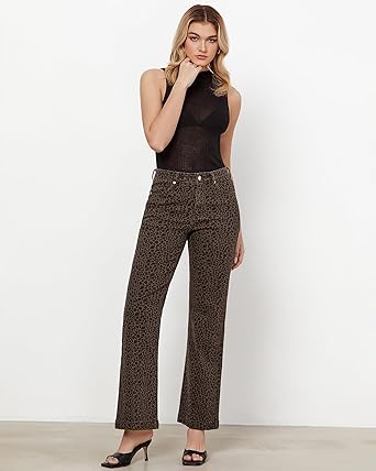 GRAPENT Womens Flare Jeans High Waisted Wide Leg Baggy Jean for Women Stretch Denim Pants