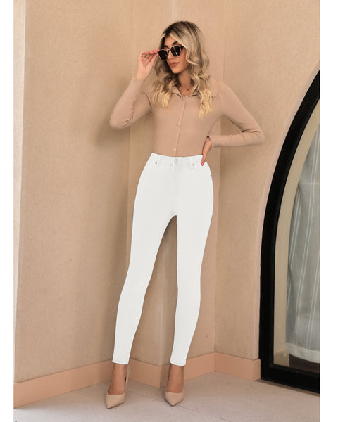GRAPENT Skinny Jeans for Women High Waist Stretchy Classic High Rise Slimming Jeggings Denim Trousers Pants