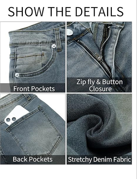 GRAPENT Skinny Jeans for Women High Waist Stretchy Classic High Rise Slimming Jeggings Denim Trousers Pants