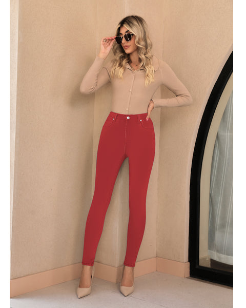 GRAPENT Skinny Jeans for Women High Waist Stretchy Classic High Rise Slimming Jeggings Denim Trousers Pants