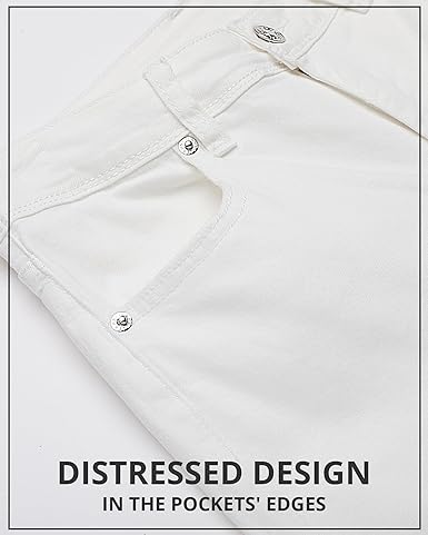 GRAPENT Women's Denim Flare Wide Leg High Rise Stretch Jean