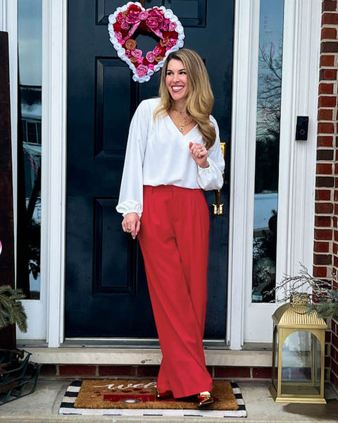 GRAPENT Wide Leg Pants for Women Work Business Casual High Waisted Dress Pants Flowy Trousers Office