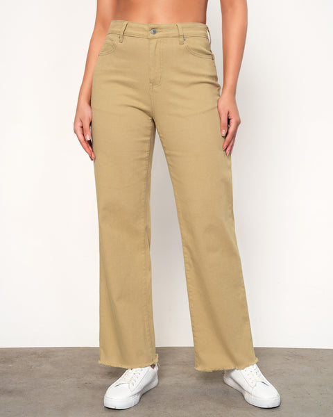 GRAPENT Straight Leg Jeans for Women High Waisted Stretchy Frayed Raw Hem Loose Denim Pants Casual Baggy Jean Trousers