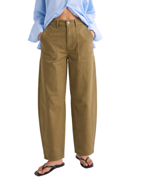 GRAPENT Barrel Pants Women Business Casual High Waisted Chino Ankle Slacks Elastic Waist Trousers Pants for Women, Tapered Leg, Four Pockets, Fall, Winter Pants, Work Office Outfit, Dressy Casual Wear