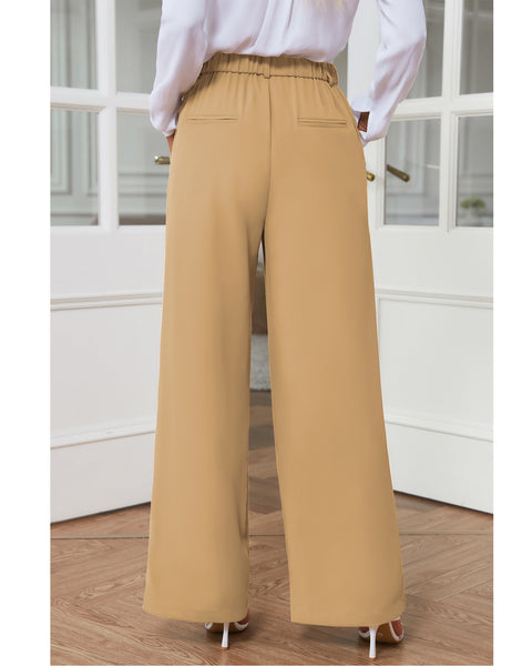 GRAPENT Wide Leg Pants for Women Work Business Casual High Waisted Dress Pants Flowy Trousers Office