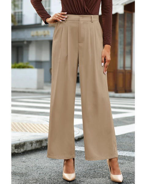 GRAPENT Wide Leg Pants for Women Work Business Casual High Waisted Dress Pants Flowy Trousers Office