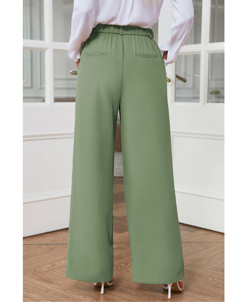 GRAPENT Wide Leg Pants for Women Work Business Casual High Waisted Dress Pants Flowy Trousers Office