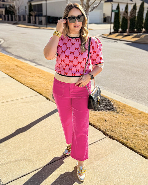 GRAPENT Wide Leg Jeans for Women High Waisted Straight Leg Stretchy Cropped Denim Pants with Pockets Jean Trousers