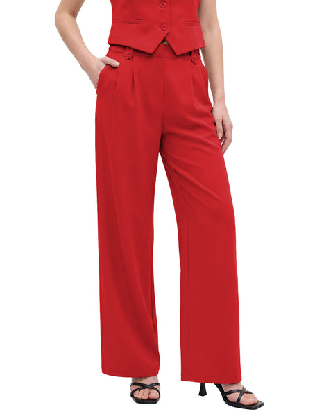 GRAPENT Dress Pants Women Wide Leg Business Casual Pull On Work Trousers | Pull On Closure, High Waisted, Elastic Back Waist, Front Pleated, Dressy Casual Pants, Office Wear, Business Casual Outfits