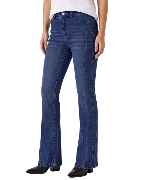 GARPENT Bootcut Jeans for Women Trendy High Waisted Stretchy Denim Pants High Rise Fit, Slightly Flared Bootcut Leg, Side Seam Design, 30" Inseam, Great for Country Concerts, Dressy Casual Outfits