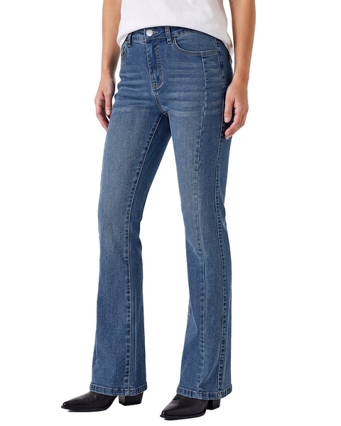 GARPENT Bootcut Jeans for Women Trendy High Waisted Stretchy Denim Pants High Rise Fit, Slightly Flared Bootcut Leg, Side Seam Design, 30" Inseam, Great for Country Concerts, Dressy Casual Outfits