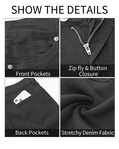 GRAPENT Skinny Jeans for Women High Waist Stretchy Classic High Rise Slimming Jeggings Denim Trousers Pants