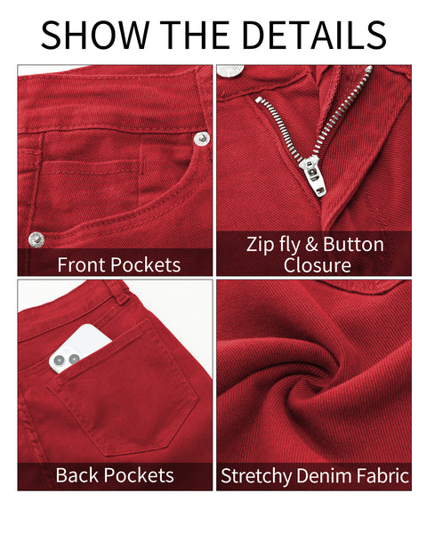 GRAPENT Skinny Jeans for Women High Waist Stretchy Classic High Rise Slimming Jeggings Denim Trousers Pants