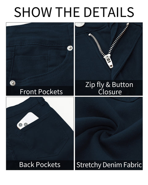 GRAPENT Skinny Jeans for Women High Waist Stretchy Classic High Rise Slimming Jeggings Denim Trousers Pants