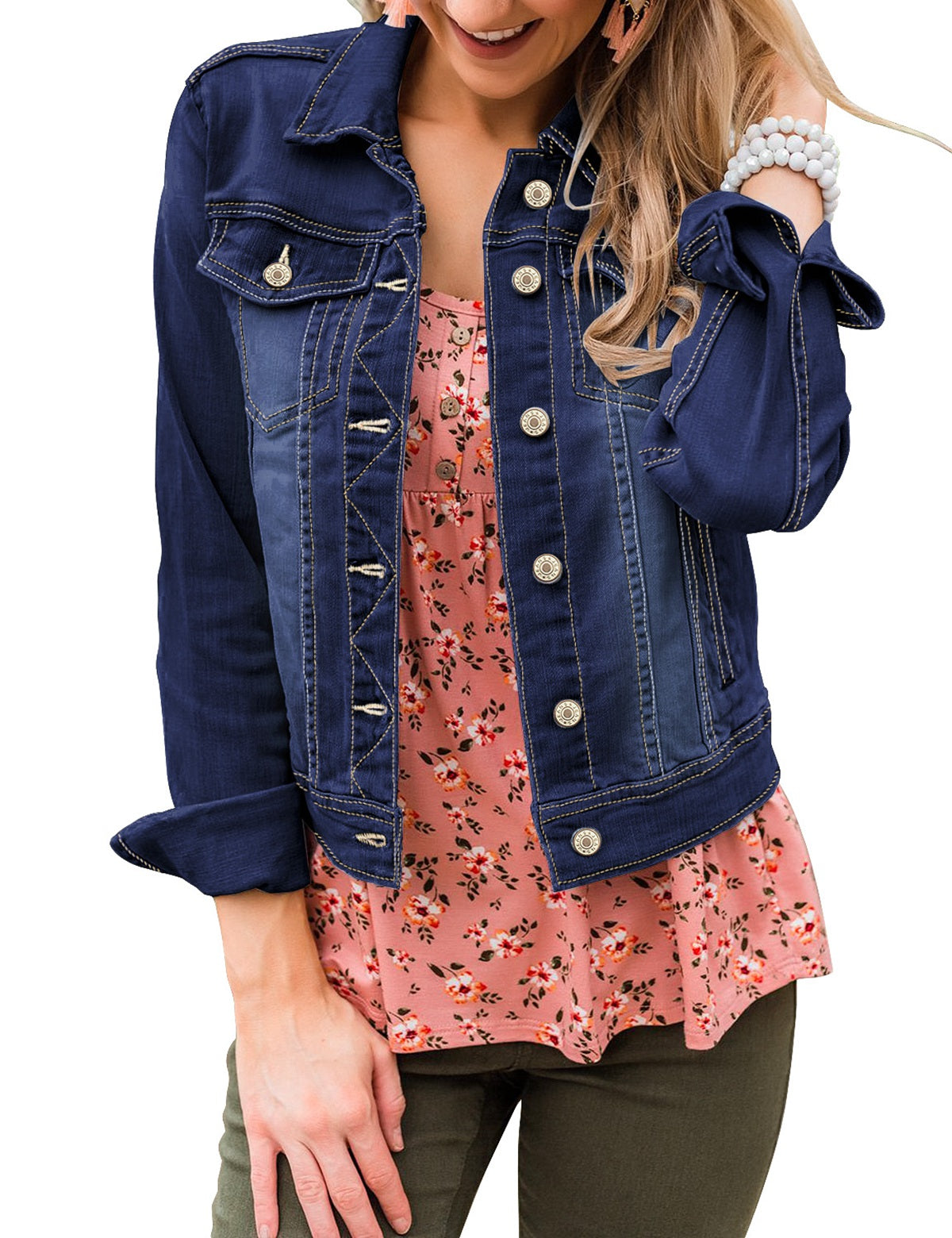 Buy Blue Jackets & Coats for Women by BUYNEWTREND Online | Ajio.com