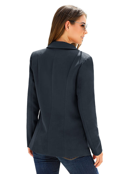 GRAPENT Women's Open Front Business Casual Pocket Work Office Blazer Jacket Suit